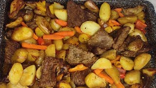 #juicy#recipe#beefsteak Quick and Easy  Recipe, One Pan Beef Steak And Potatoes,For the whole Family