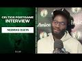 Neemias Queta on IMPACT Joel Embiid Had in Series | Celtics vs 76ers Game 7 Postgame