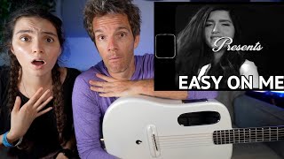 FIRST TIME Musicians React to Angelina Jordan SINGING Easy on Me  AMAZING!!
