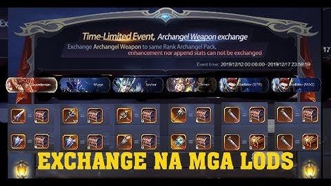 MU ORIGIN 2: Archangel Weapon EXCHANGE || Increase your Elemental Attack and Defense