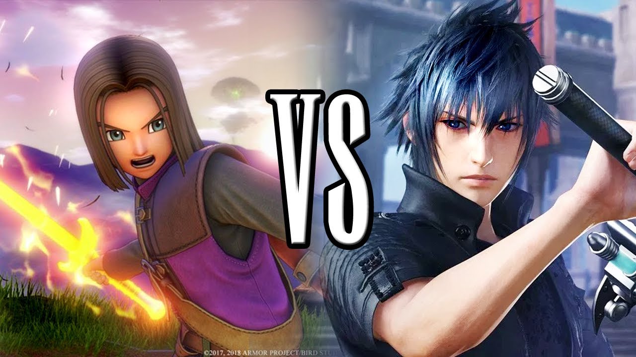 A War of Game Design:  Dragon Quest vs Final Fantasy