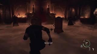 Resident Evil 4 Remake: Leon vs Zealot Party [knife only] [no damage]