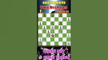 CHIẾU HẾT BẰNG 2 TƯỢNG (Two Bishops Checkmate) - 2: Bài tập thiết kế 2000 đến 2200 elo (Trắng đi)