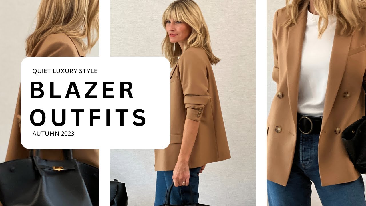 BLAZER OUTFITS 2023  How to wear a camel blazer this Autumn