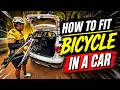 How To "Fit Bicycle In a Car" -  Easy Bike Transport Tips for Road Trips &amp; Ride