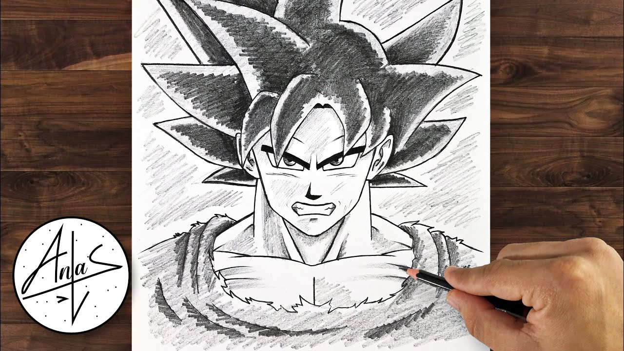 Anime Drawing - How to Draw Goku Step by Step (Goku Drawin…