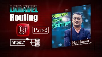 Laravel Bangla Tutorial – Routing Basics to Advanced | Laravel Route Method Bangla | part 2