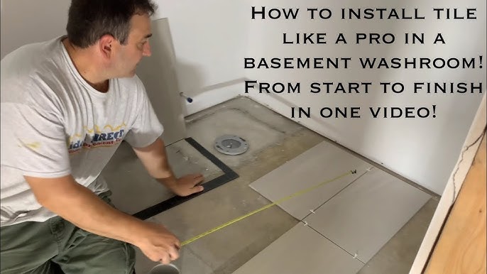 How I Lay Tile On A Concrete Floor Part 1 Mike Haduck You - How To Put Tile On Concrete Floor In Basement How I Lay Tile On A Concrete Floor Part 1 Mike Haduck You - How To Put Tile On Concrete Floor In Basement