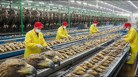 Inside the Eagle Factory: How Wild Birds Turn Into Pate & Crafts (Full Process)