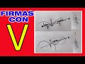 FIRMAS CON V | MODELOS DE FIRMAS CON V | FIRMAS ELEGANTES