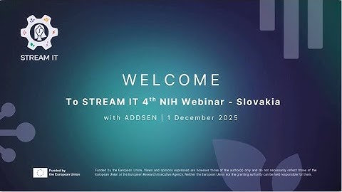 ADDSEN #4 Webinar NIH - Slovakia “Berbagi praktik terbaik: P-Mat dan Skyro”