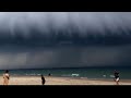 شاهد اكبر سحابة رول سوداء مخيفة في الدنمارك وسحب اخرى سوداء ارعبت الناس في امريكا فلوريدا