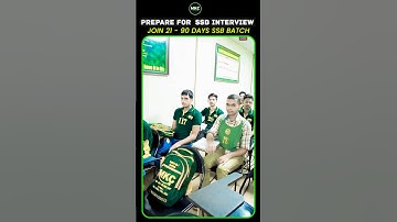 SSB Preparation from Zero💥Join 90 Days Offline SSB Batch at MKC #ssb #mkc #ssbpreparation