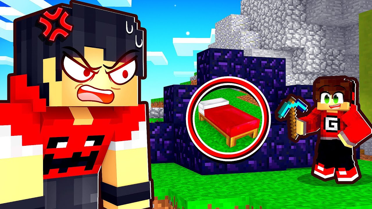 TROLLEI MEU AMIGO no BEDWARS no Minecraft