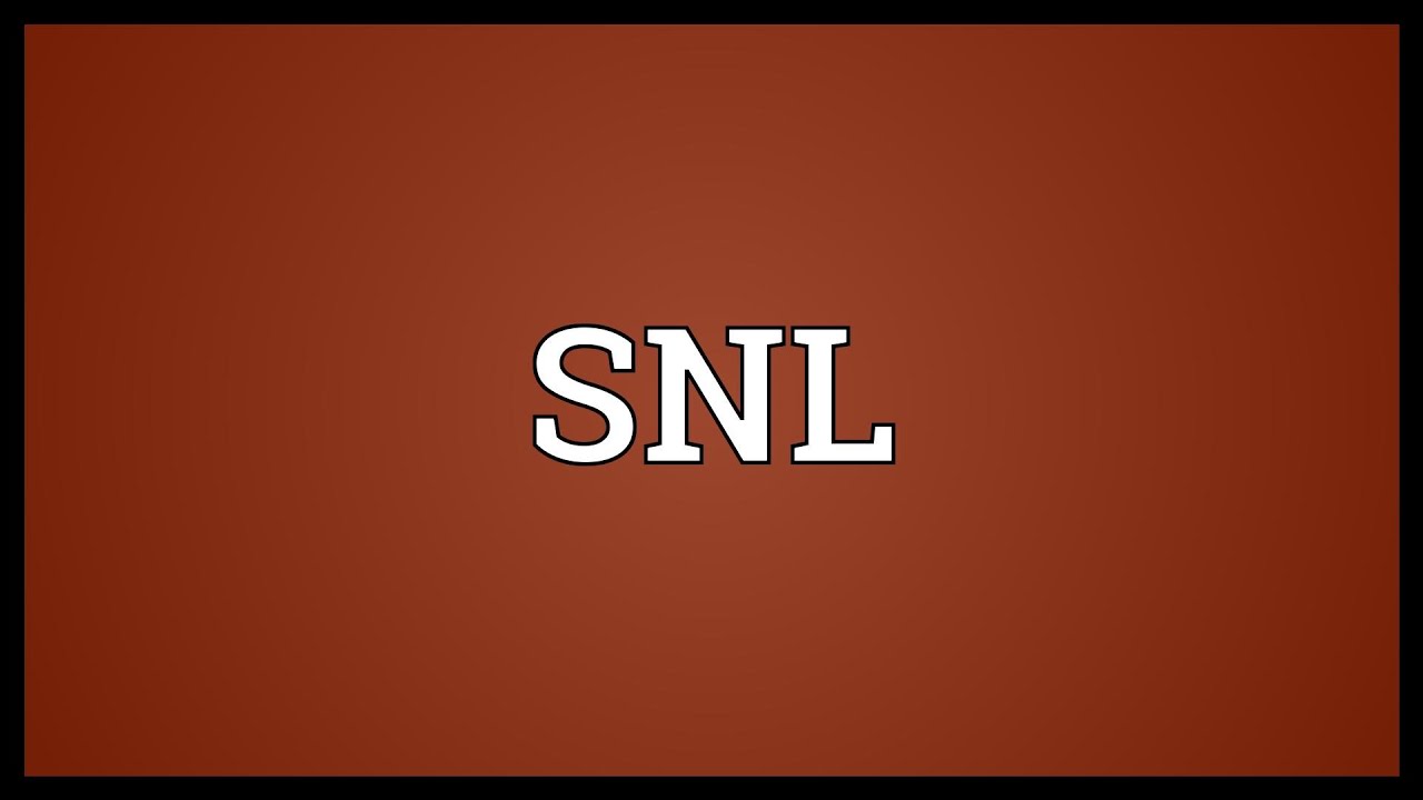 Snl Meaning Youtube