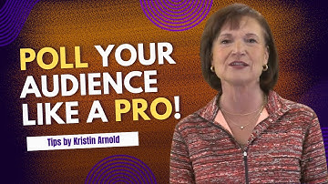 Poll Your Audience Like a Pro! Panel Discussion Tips That Work - Tips by Kristin Arnold