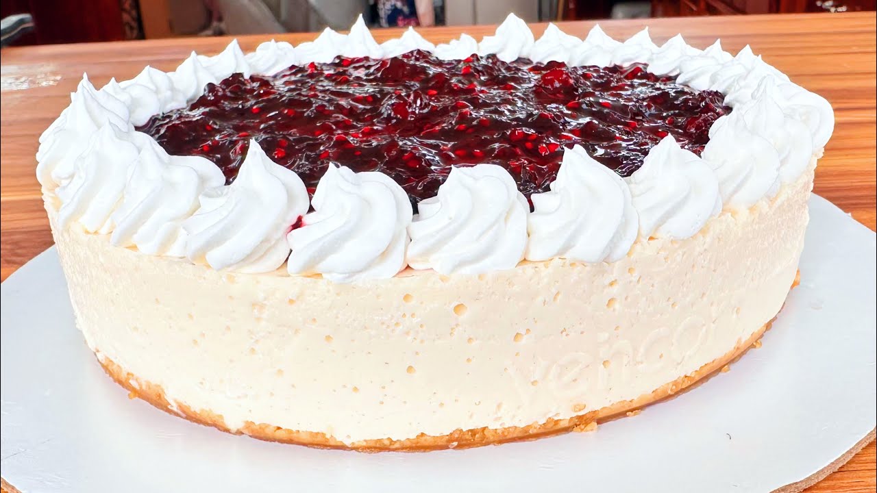 CHESSECAKE SIN HORNO! Bien cremosito y delicioso! 