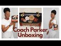 CUSTOMIZED TEA ROSE COACH PARKER UNBOXING & WHAT FITS INSIDE!|PrettyPRChickTV