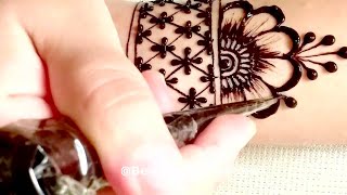 Easy and Beautiful Henna Mehndi Design || Arabic Henna Mehndi Design for Beginners