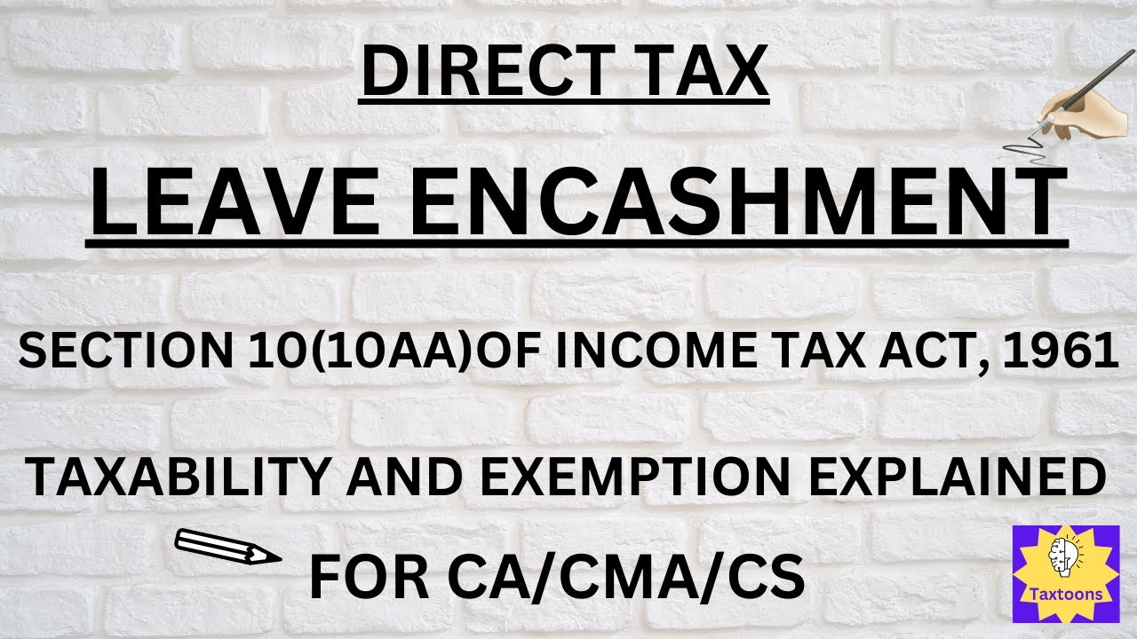 Leave Encashment Tax Rate