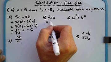 How to evaluate algebraic expressions using substitution of given values (with examples)