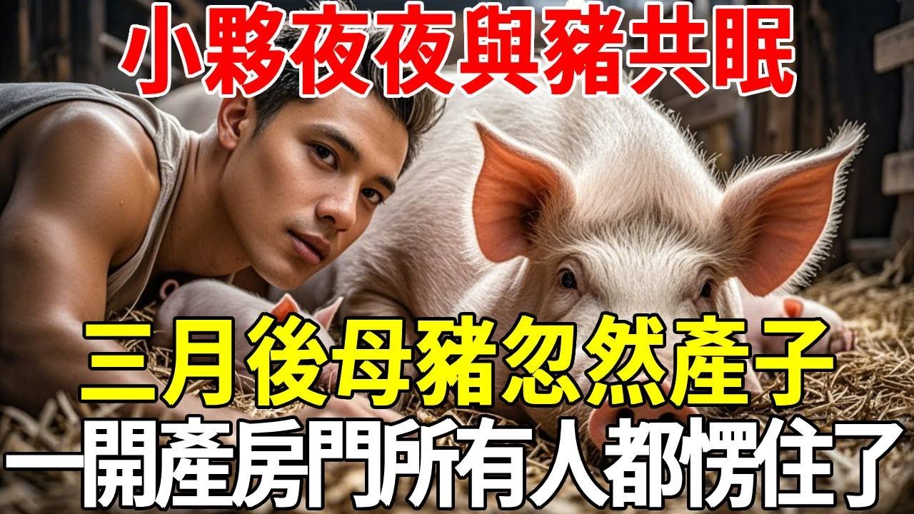 小夥夜夜與豬共眠，三月後母豬忽然產子，一開產房門，所有人都愣住了！#蝴蝶飛飛 #民間故事 #奇聞趣事 #古代小說#懸疑#老年情感