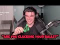 badboyhalo says language to clacking balls