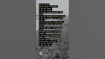 Thumbnail of Poems on death and missing a loved one #lovedones  #loss #importance