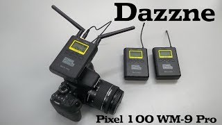 Review: Pixel 100 Channels UHF Dual Wireless Lavalier Microphone System WM-9 Pro by Dazzne