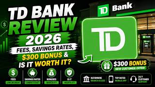 TD Bank Review 2026 – Fees, Savings Rates, $300 Bonus & Is It Worth It?