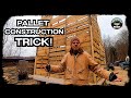 Pallet construction trick helpful tip when building with pallet wood