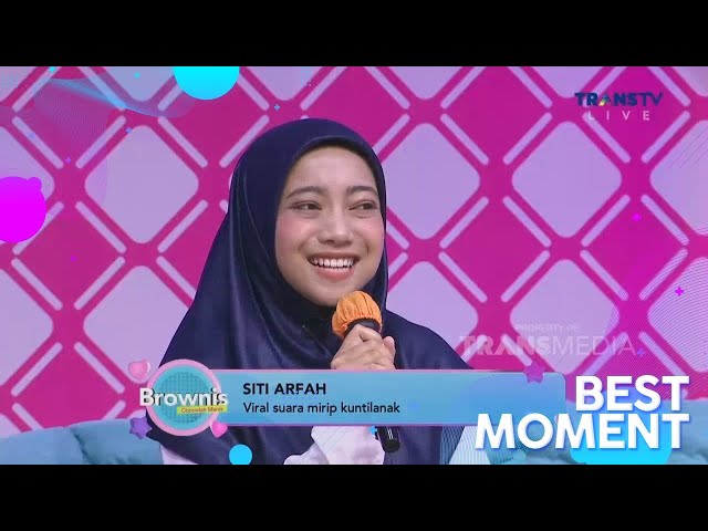 Emang Sih Suara TAWA Siti Ini SEREM Banget | Best Moment #Brownis (7/12/21) class=