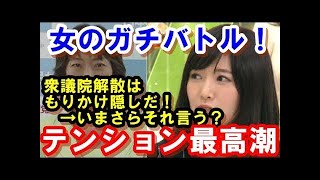 美人保守論客・吉木誉絵 vs「アベガー！衆議院解散は森友・加計疑惑隠しだ～！」騒ぎまくる共産・田村智子　女のガチバトル！【有馬晴海】“クールな政治”