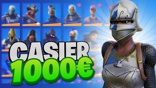 presentation de mon casier fortnite!!!