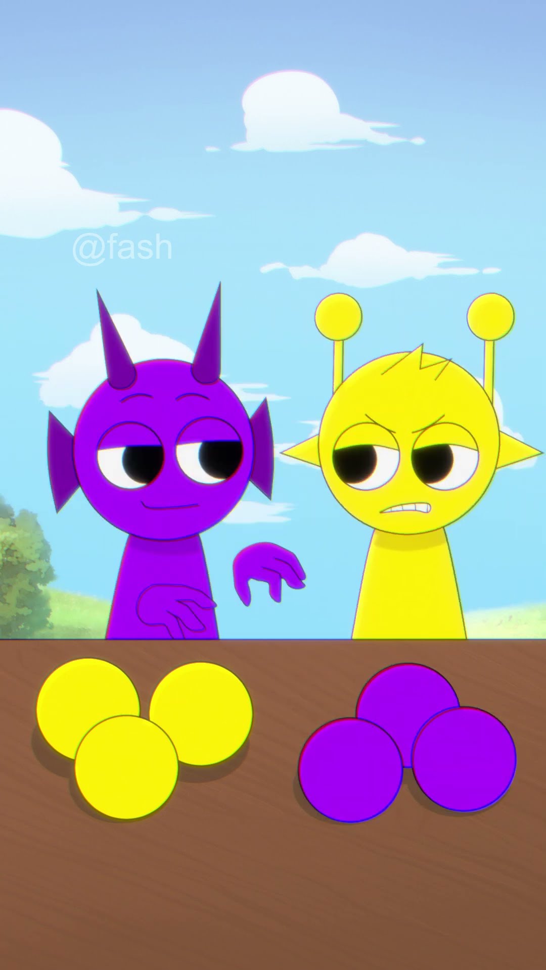 Color Change Durple and Simon (Incredibox Sprunki)