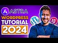 How to make a website with astra  astra theme  elementor tutorial