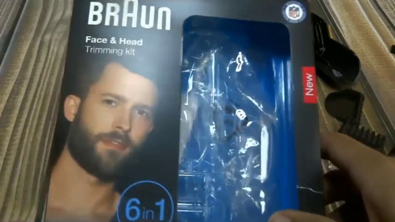 braun face & head trimming kit