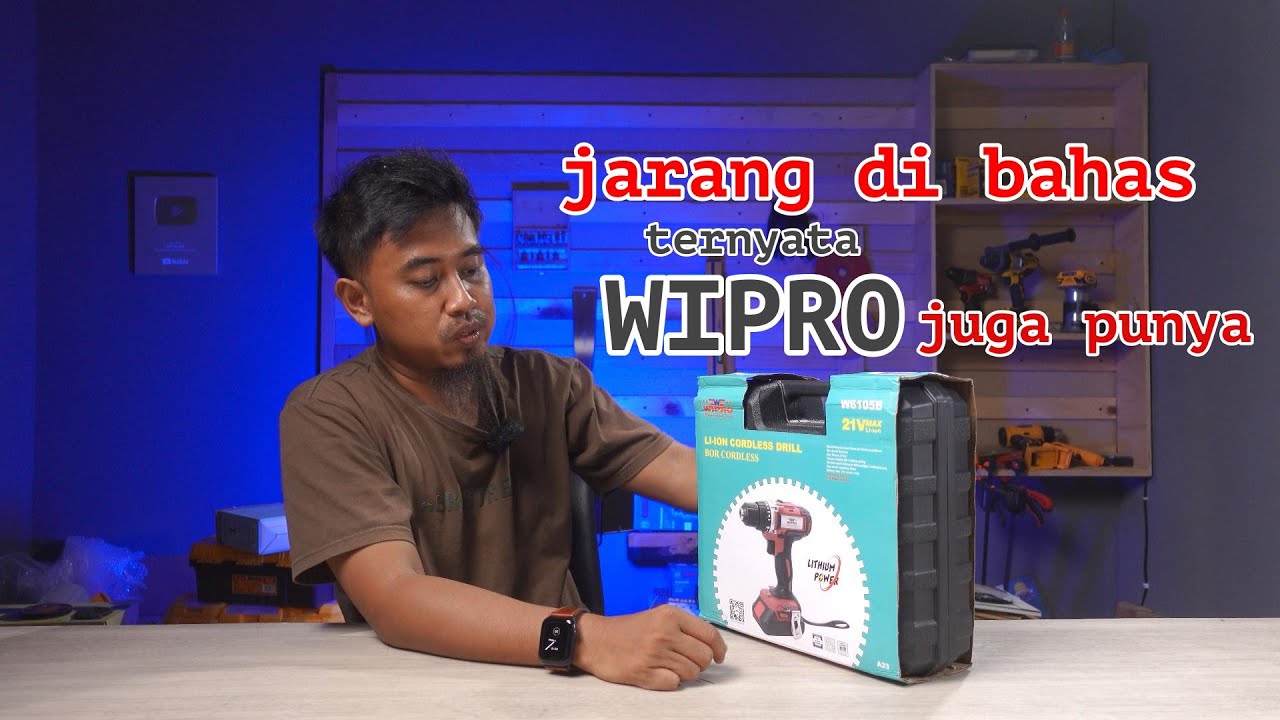 seperti apa bor cordless buatan wipro?? - TES & REVIEW WIPRO W6105B CORDLESS DRIVER DRILL 20V