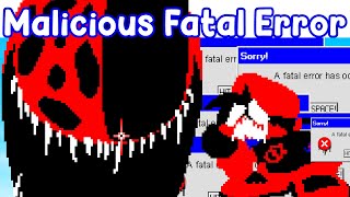 Friday Night Funkin': VS Malicious Fatal Error OneShot