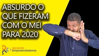 ABSURDO O QUE FIZERAM COM O MEI PARA 2020.| MICROEMPREENDEDOR INDIVIDUAL