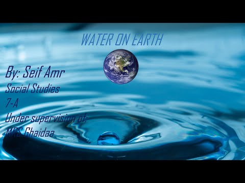 Social Studies| Water on Earth| Grade 7| PROJECT