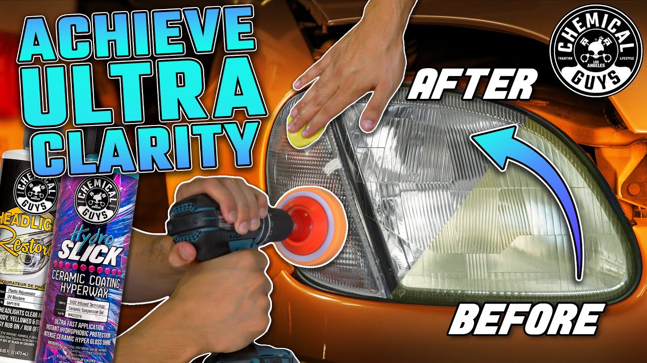 Best Headlight Correction & Protection To Clear Up Yellow Headlights &  Maintain Them - Chemical Guys 