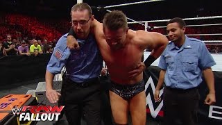 The Miz gets injured on Raw: Raw Fallout, July 20, 2015
