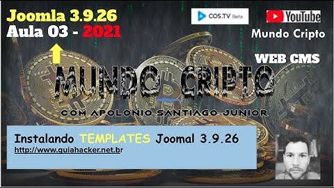 #-Criptoflix - Aula 03 Joomla 3.x Posições e instalando TEMPLATES no Projeto