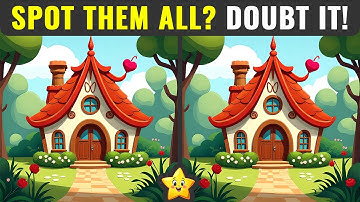 Spot the Difference 🧐 Visual IQ Test 🎯 Will You Spot Them All?