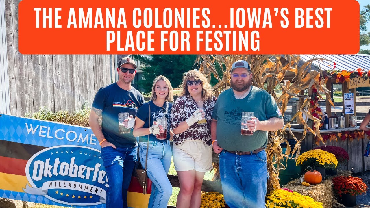 The Amana Colonies, Iowa's BEST Kept German Town! Festivals & Good