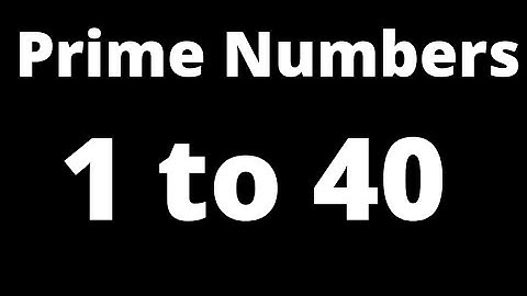 V-01 | Prime Numbers 1-40 | 1 to 40 | prime numbers between 1-40 | list of prime number from 1 to 40