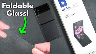 Galaxy Flip 4 &quot;Foldable Glass&quot; Screen Protector Whitestone Dome Silk - Install &amp; Review