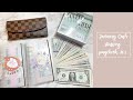 Cash envelope stuffing | January Paycheck #2 | 21 year old college student