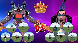 🔥Skibidi tournament !! New Red Cameraman Titan with his team VS Updated skibidi toilet 😡